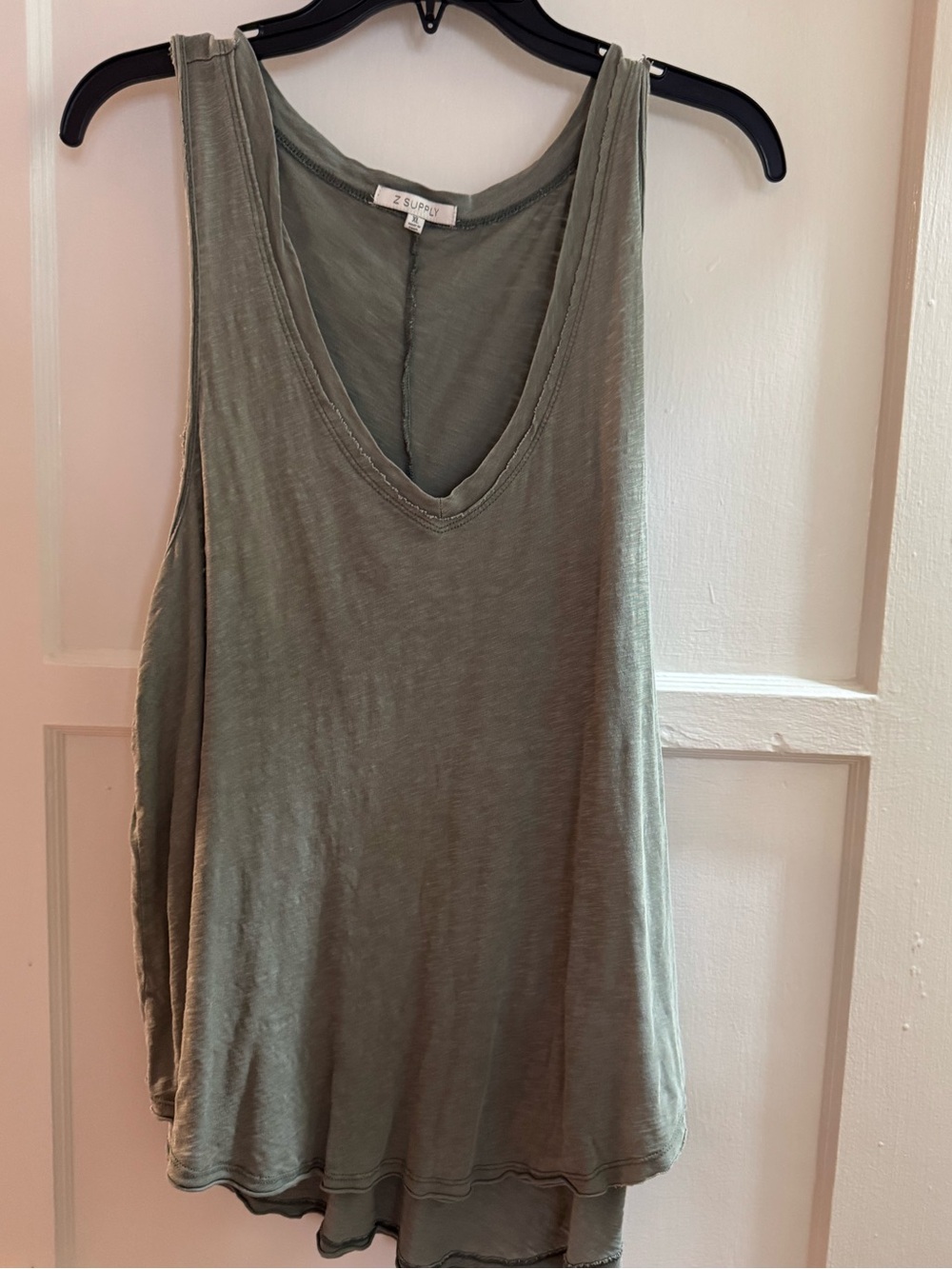 Z Supply Olive Green Relaxed Swing Tank